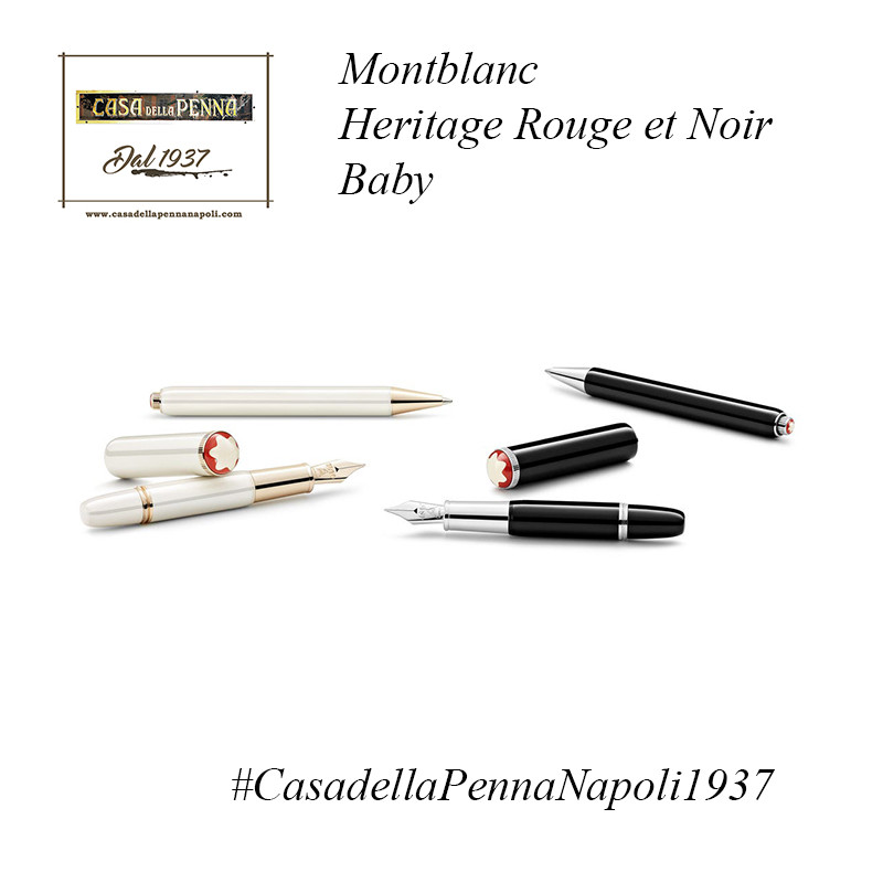 Penna a sfera Montblanc Heritage Rouge et Noir “Baby” Edizione