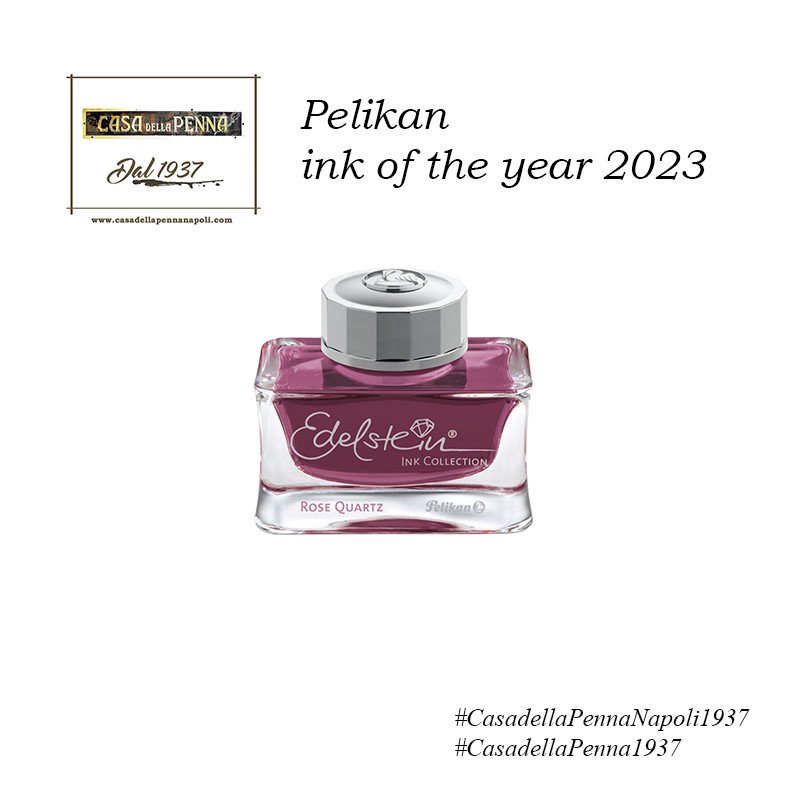 Pelikan edelstein - ink of the year 2023 - rose quartz