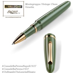 Montegrappa Venetia lagoon green pen collection