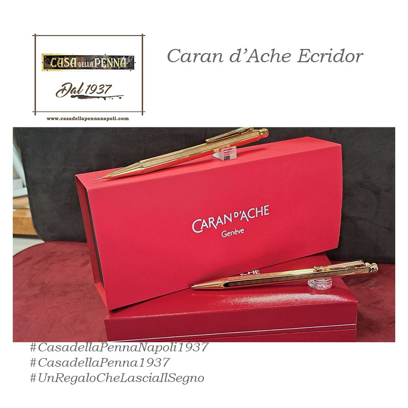 Caran d’Ache Ecridor chevron oro