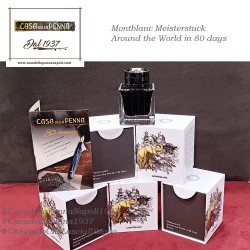 Montblanc Meisterstuck  Around the World in 80 days calamaio inchiostro