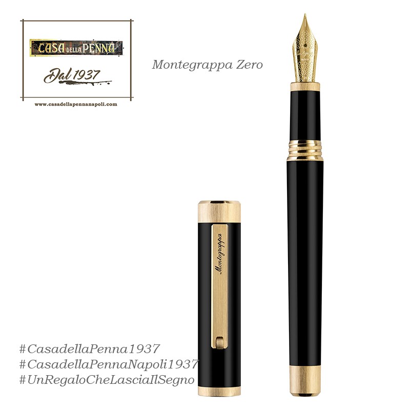 Montegrappa Zero nero e oro