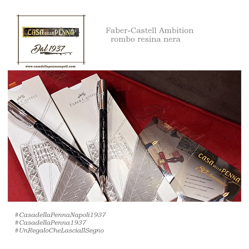 Faber Castell Ambition rombo resina nera