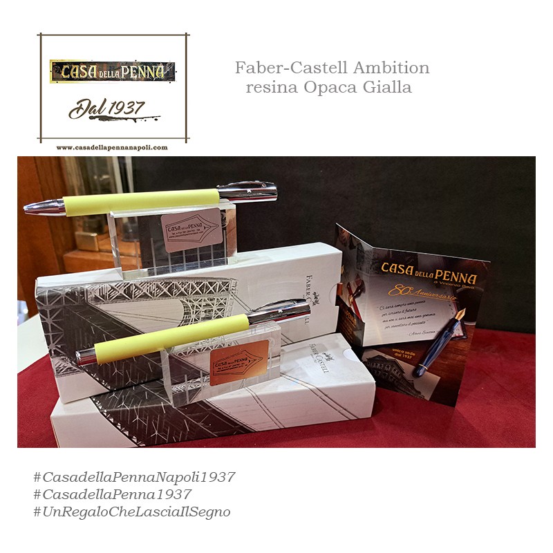 Faber Castell Ambition resina Opaca Gialla