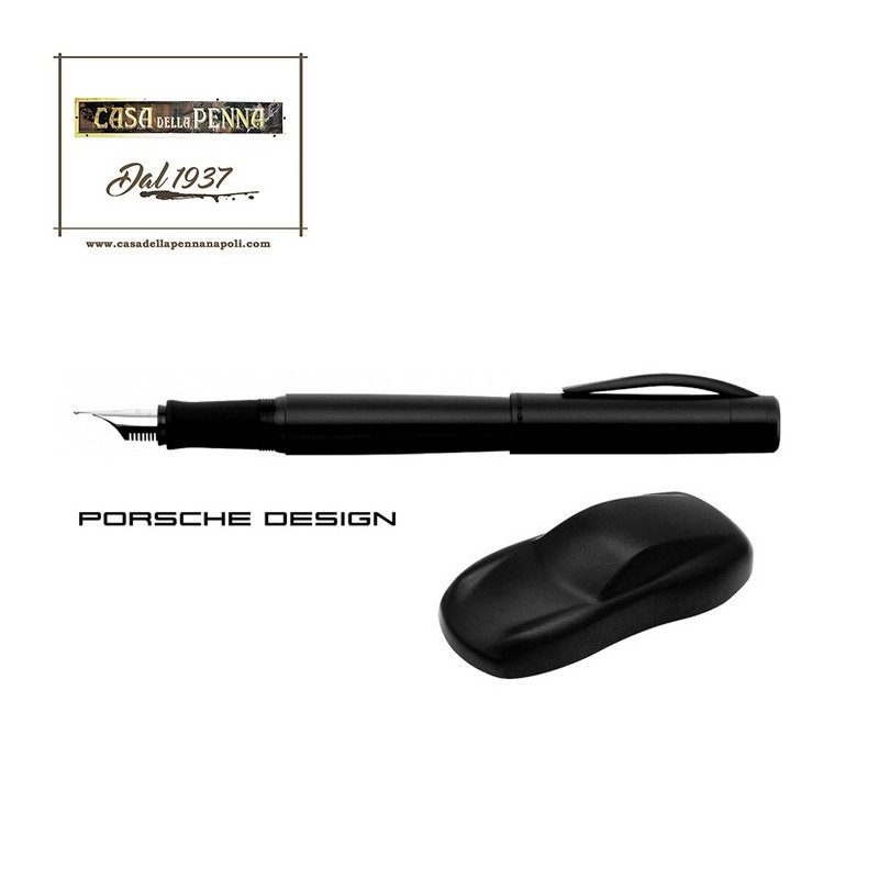stilografica P'3105 Pure black + ferma carte PORSCHE DESIGN 