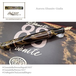 Aurora 88 Ebanite Gialla penna stilografica
