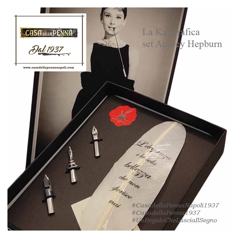 La Kaligrafica penna stilografica piuma - Set Audrey Hepburn - Art 7281H