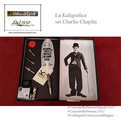 La Kaligrafica – penna stilografica piuma -  Set Charlie Chaplin - Art 7281C