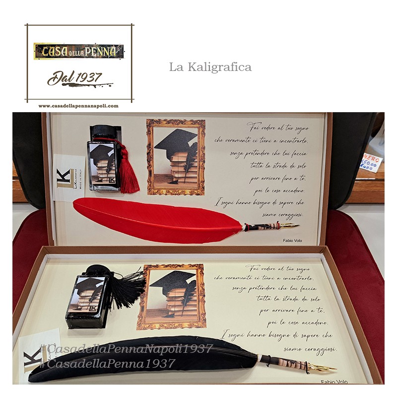 La Kaligrafica penna stilografica piuma - Set Laurea – art.1039